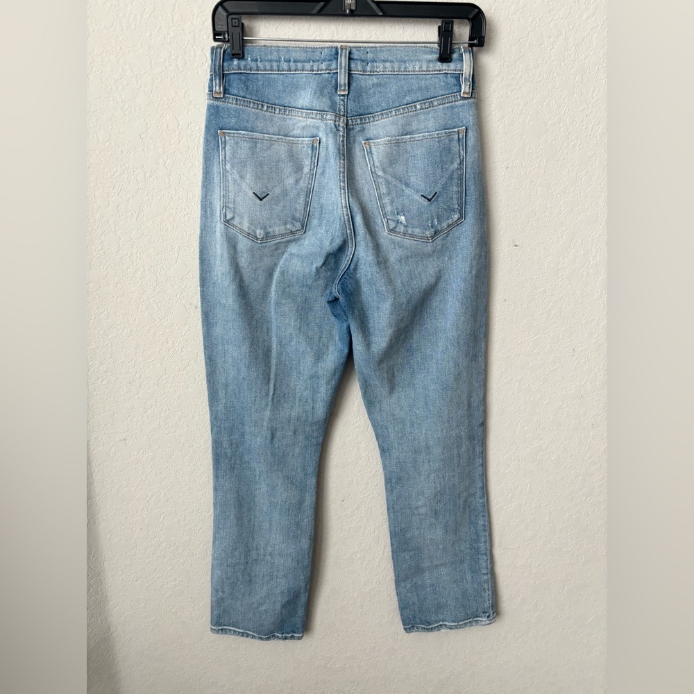 HUDSON HOLLY HIGH RISE STRAIGHT JEAN IN LIGHT WASH Size 26 - Picture 7 of 9